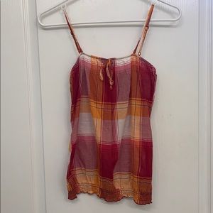 Bright Plaid tank